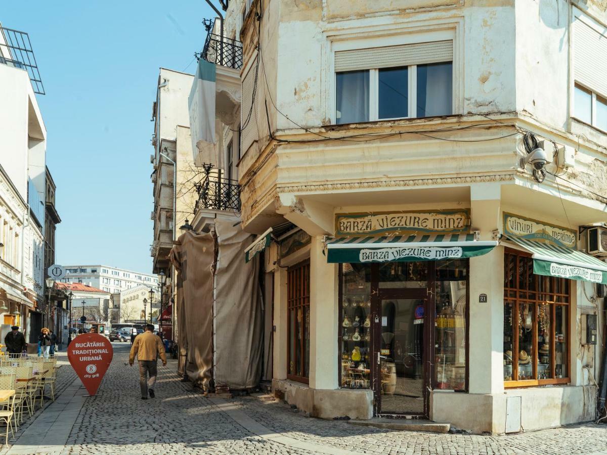 شقة City Retro Studio In The Middle Of Old Town بوخارست المظهر الخارجي الصورة