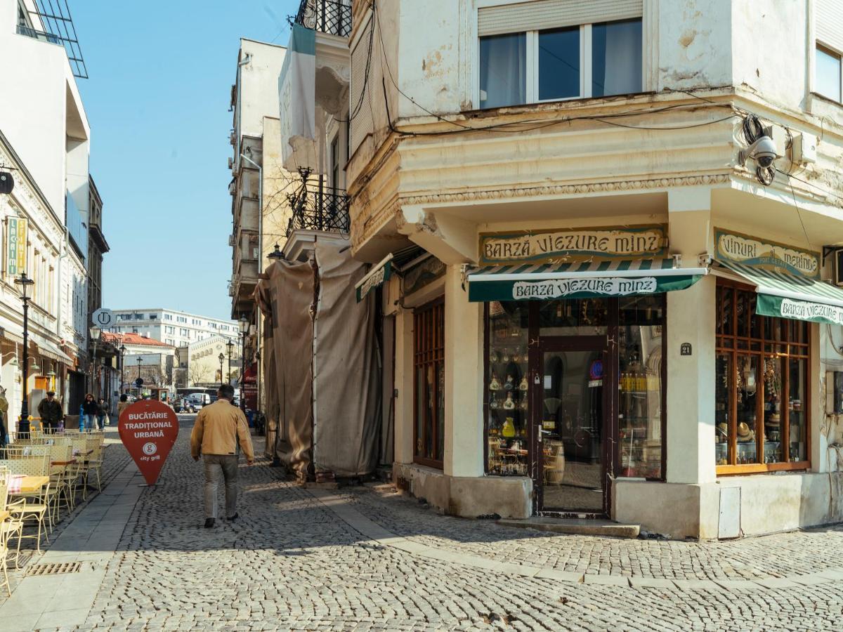 شقة City Retro Studio In The Middle Of Old Town بوخارست المظهر الخارجي الصورة